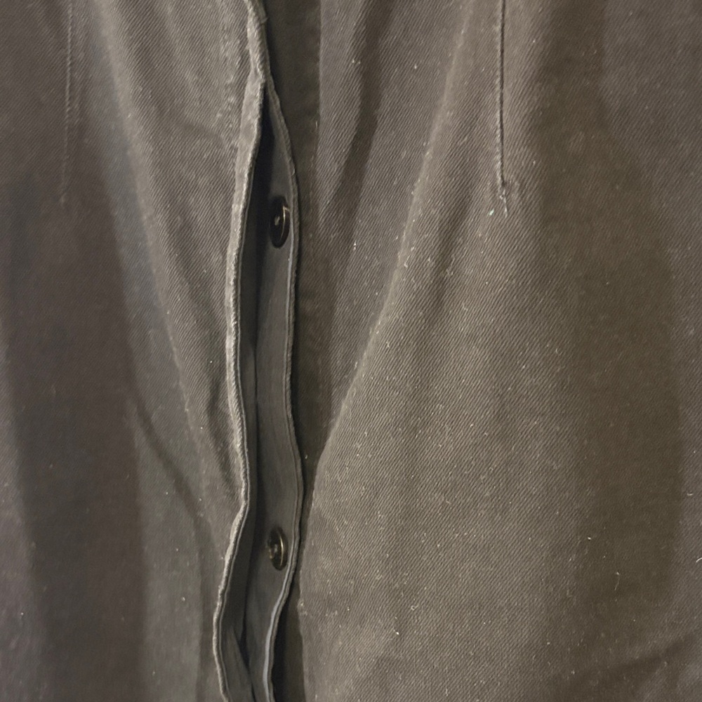 Toast Elegant Black Denim Sleeveless Jumpsuit Dress - Picture 7 of 8